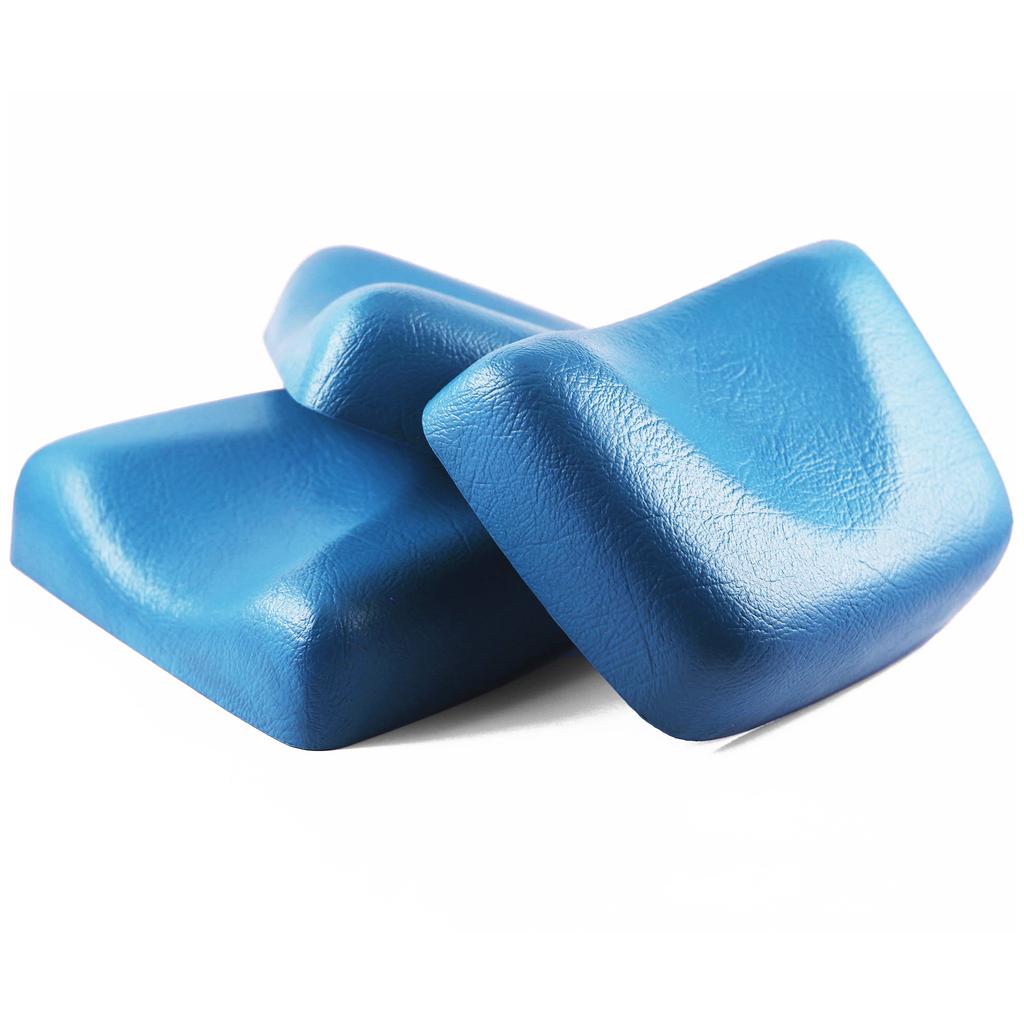 PUR HUVUDSTÖD kudde, skumhuvudstöd för solarium, ljusblå