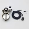 Ac29-Automobile 2.5" Exhaust Pipe Valve 2 Pin Electric Controller Kit Adjustable Dual Return Air Downspouts