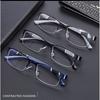 Anti Blue Reading Glasses Men Half-Frame Glasses Business Style Male Eyeglasses For Old People Glasses With Grade