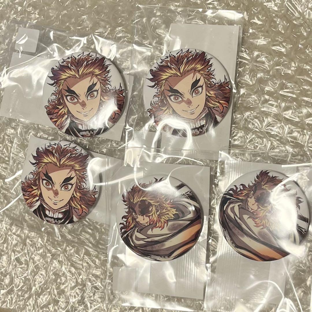 

[USED] Demon Slayer: Kimetsu no Yaiba Rengoku Kyojuro Interlude Artbook Can Badge