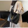 New Soft Leather Texture Armpit Bag High Capacity Women Backpack Versatile Commute Shoulder Tote Bag