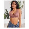 Large Front Buckle Gathers Bra, Fixed Cup Lifting, Top Brace, Lace Vest Style Bra