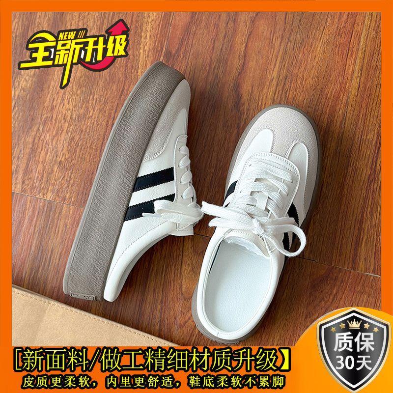 Foreign Style Super Fire Thick-soled Moral Training Half Slippers Women's Autumn 2025 New Outer Wear Lazy One Pedal Shoes Bag Head Sandals