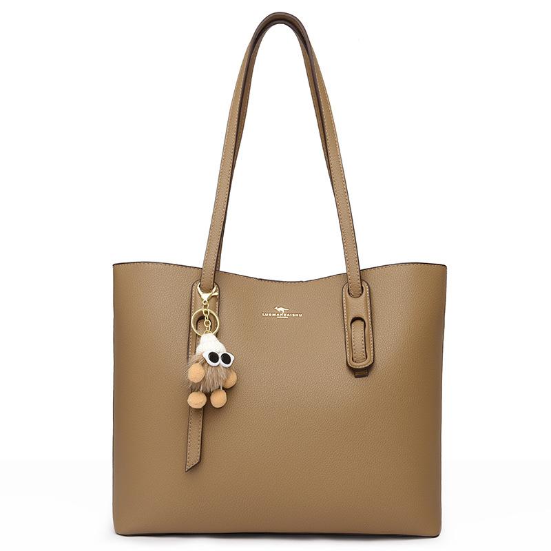 Bags Women's bags High-end tote bags New fashion shoulder bags Simple solid color portable daily commuter bags
