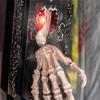 1× Skeleton Hand Shape Halloween Funny Spray Doorbell For Halloween Decoration