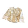 Premium Silk Satin Plus Size Jacket for Middle-aged Women - New Chinese Style, Elegant Spring/Summer Wear