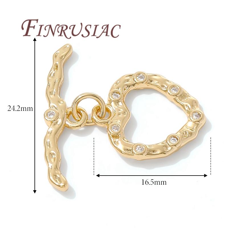 18K Gold Plated Toggle Clasp For Jewelry,Bracelets Locks,OT Clasp For Jewellery,Necklace Clasps Connectors,DIY Accessories