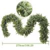 270cm Christmas Artificial Garland Fake Vines simulation Garland Hanging Ornament Home Party Wedding Decoration
