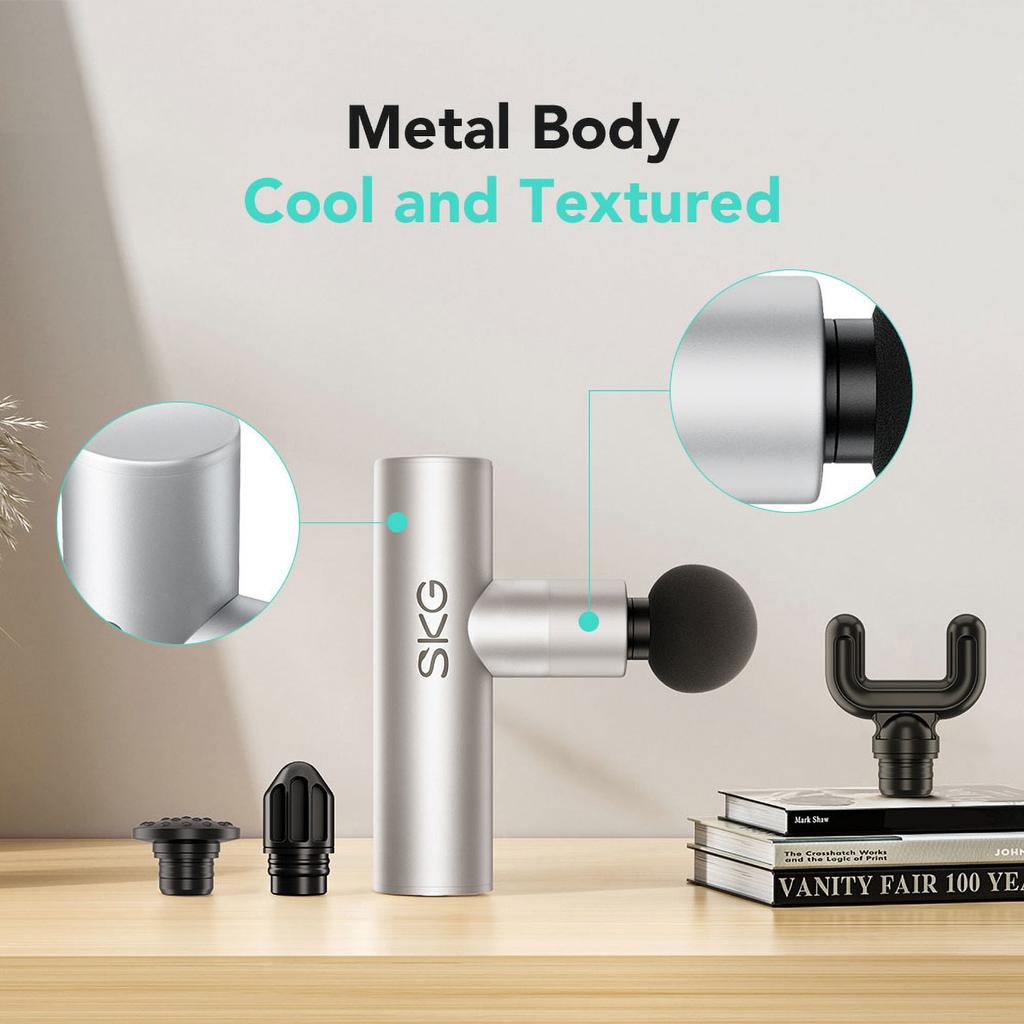 SKG F3 Lite Full-Body Massage Gun - Silver
