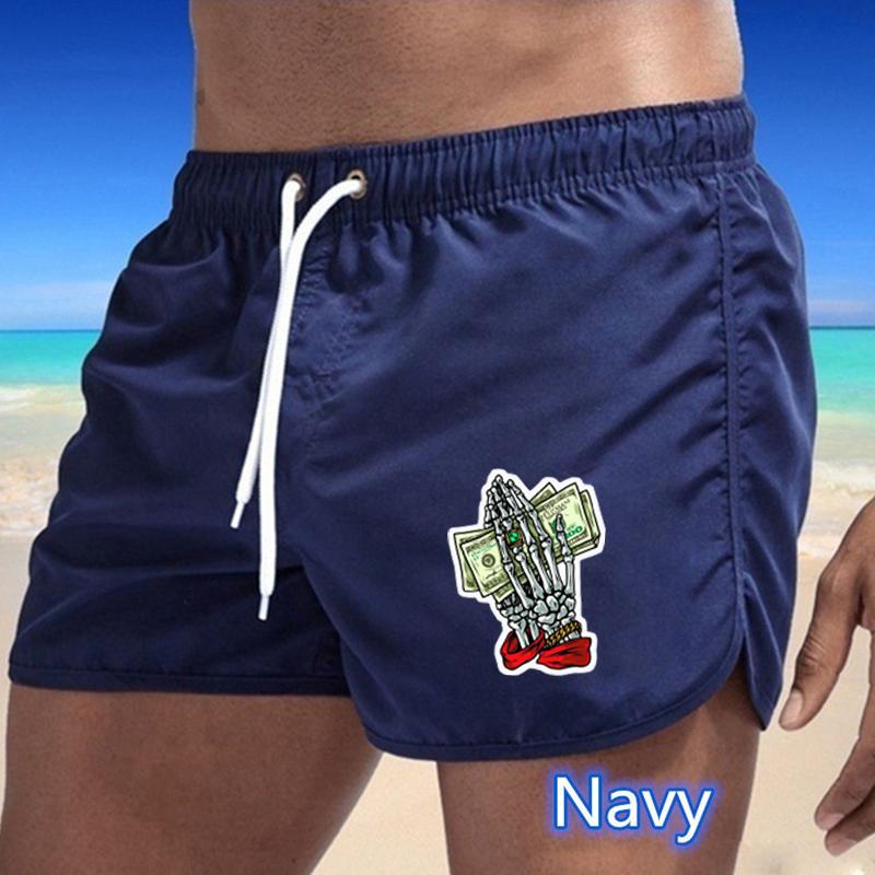 BBK-52 2025 Summer Men's Quick-Drying Swim Trunks Sports Pants Swimwear Beach Shorts Jogging Shorts