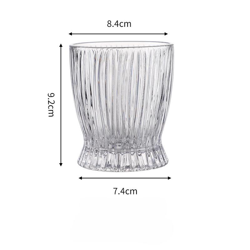 European Whiskey Glass for Home Beer Glass Old Fashioned Rocks Glasses Tumblers Glassware for Cocktail Scotch Gin Voldka Brandy