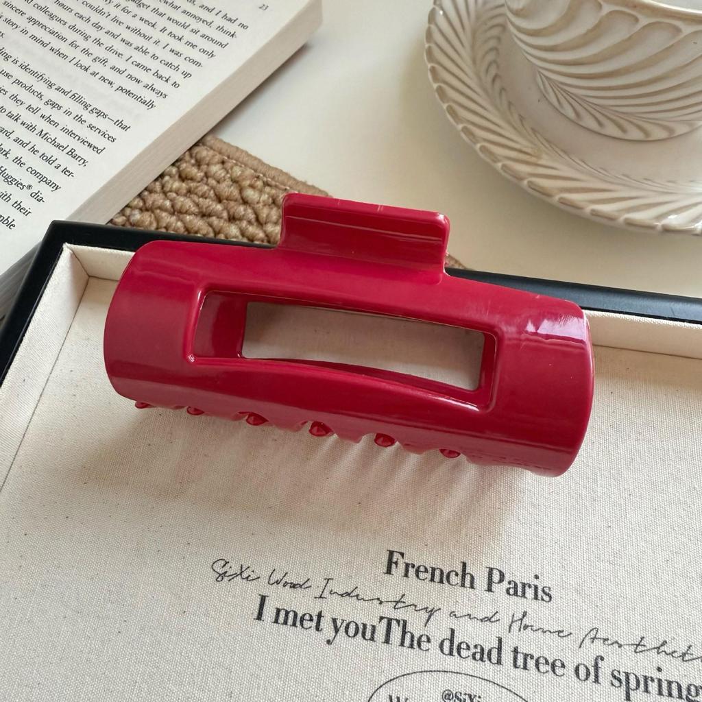 2025 Neue Silikon-Haarklammer Hai für Frauen - High-End-Stil, Koreanisch inspiriert, Design mit großem Volumen.