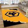 Wolverhampton Wanderers F.C. a tema calcistico. Tappeti, Zerbini e Tappeti Decorativi; Tappetini antiscivolo grandi.