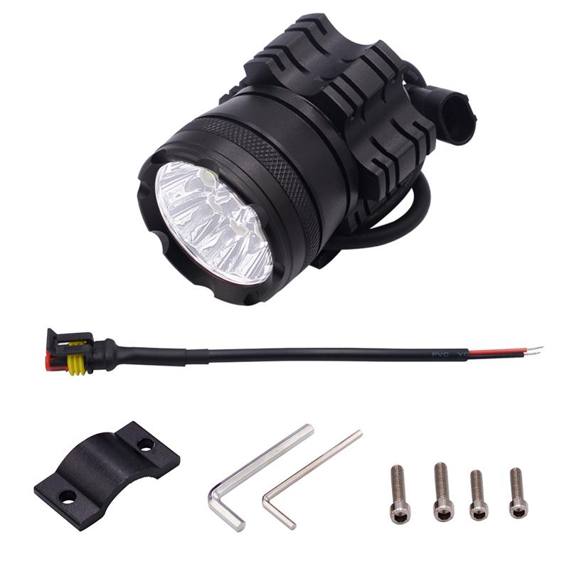 LMoDri Motorrad LED Scheinwerfer Motorrad Aluminium Legierung Scheinwerfer Scheinwerfer 48V 30W 6000K Fahren Hilfs