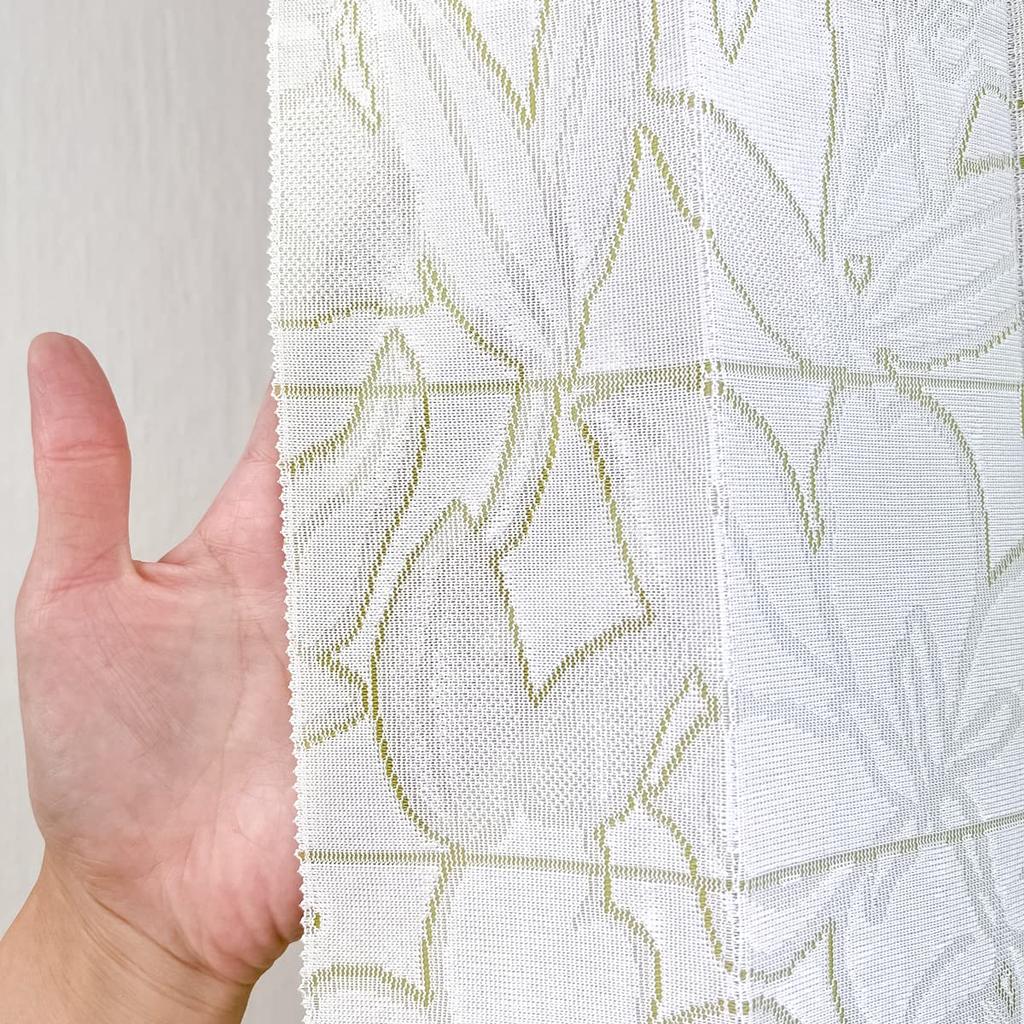 Room Divider Accordion Lily Heat Tension Room Privacy Made in Curtains, 140x250cm, Pattern, Insulating, Thick, Flap-Up Curtains, Stylish, Floral,