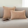 Light Luxury Chenille Living Room Sofa Pillow Bedside Cushion Waist Pillow Pillowcase Without Core Large Back Cushion