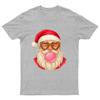 Santa Bubblegum Christmas Holiday TShirt Unisex Gift Retro Funny Unisexs