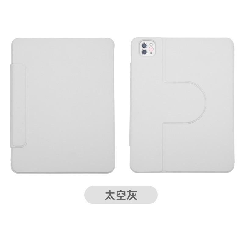 IPad Air 11 Inch Case With Magnetic Detachable Rotating Stand Full-Body Protection PU Leather Cover 10th Gen Pro