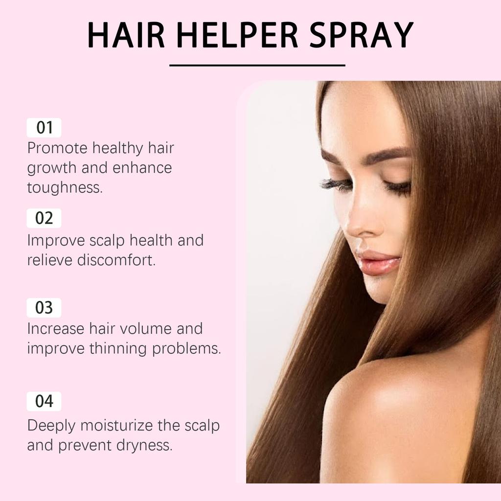HOEGOA Hair Care Spray Nourishing Scalp Moisturizing Hair Treatment Leave-In Conditioner 150ml