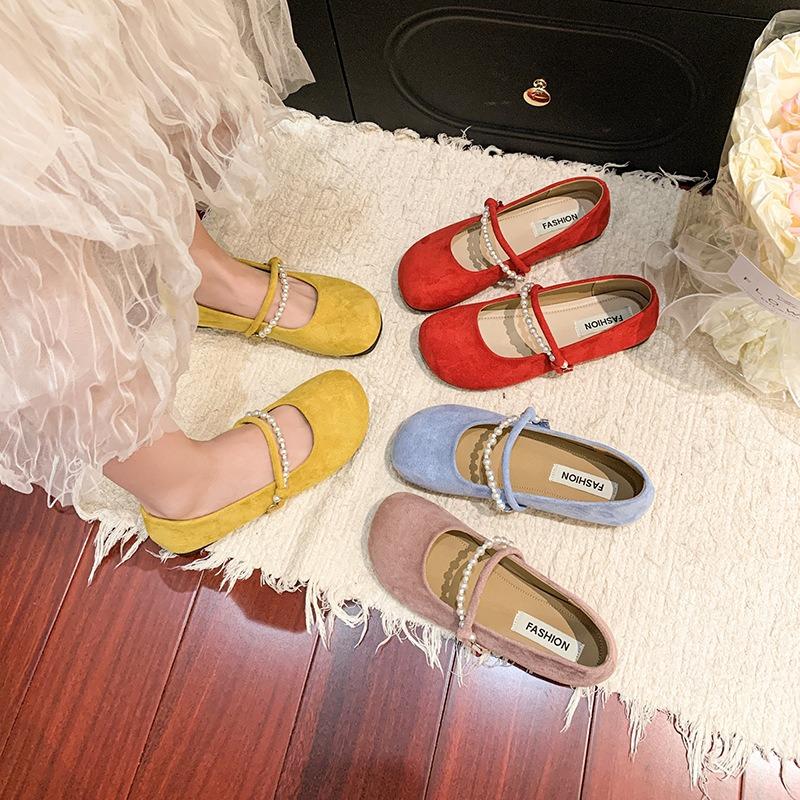 Gentle shoes flat-soled single shoes women's new summer Mary Jane shoes with skirts soft-soled maternity shoes