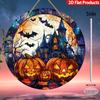 2D Flat Halloween Acrylic Window Pendant for Porches, Gardens, Living Rooms -, Gifts, Halloween Decorations