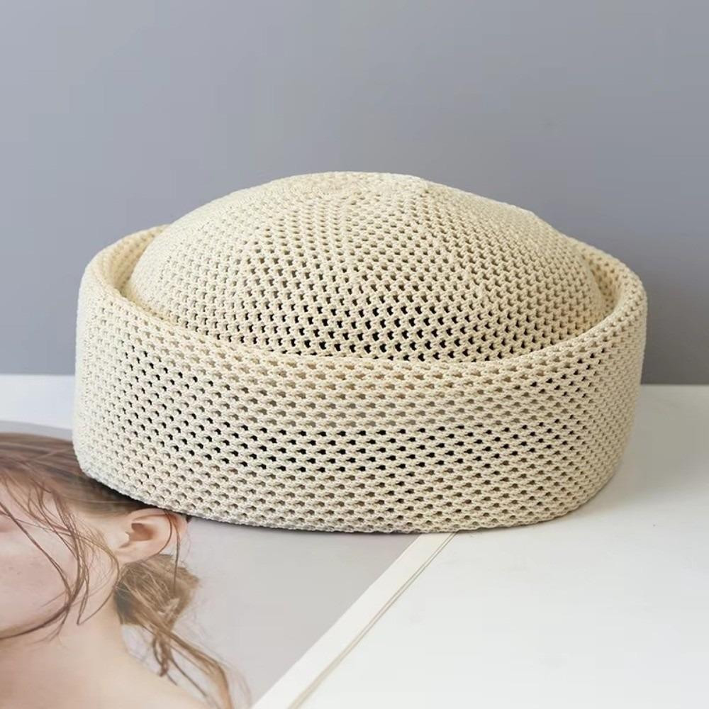 

Summer Painter Hat Mesh Women Sun Hat Elegant Hard Berets Caps Pillbox Hat