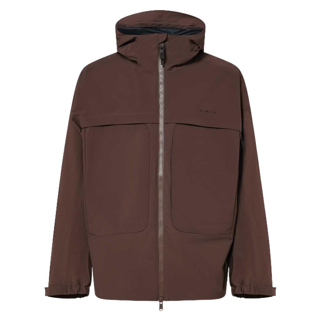 Oakley Jackets Men's Cocoa Brown Hooded Moderate Soft Shell FOA407693-33U