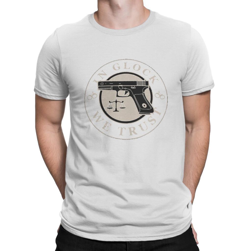 Leisure In We Trust T-shirts voor Heren Ronde Hals Puur Katoenen T-shirt Smith Cool Wesson Korte Mouwen Tees