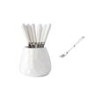 Danshizhiyuan Nordic Light Luxury Stainless Steel Fruit Fork Set