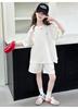 Girls' Sports Suit Summer Thin Short-Sleeved T-Shirt
