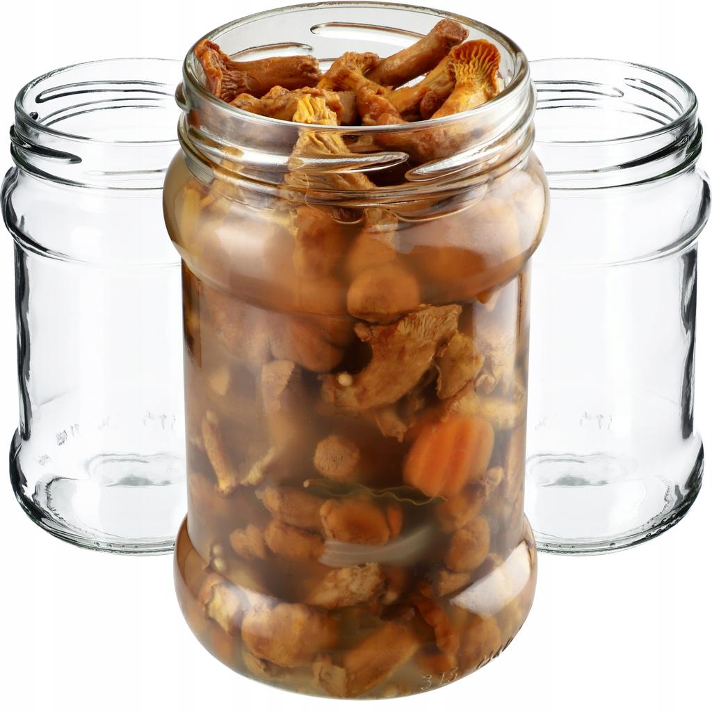 KADAX 10x Jars For Preserves 315ml Jar Glass Jar Jam Honey Juices Wecks