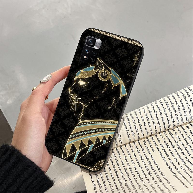 Witch Cat Art Phone Case for Xiaomi Redmi note 13 12 Pro 11S 11 10 Pro 10S 12S Redmi 10 13C 9C Funda