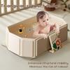 Baby Bathtub for Infants To Toddlers Collapsible Baby Bath Tub with Drain Outlet Infant Tub Toddler Bathtub Shower Basin