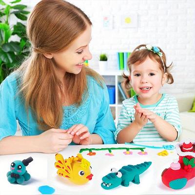 Super Light Clay Air Dry Polymer Modelling Clay With 3 Tools Soft Creative Educational Slime DIY Toys for Kids Gifts
