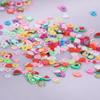 Cartoon Polymer Clay Slices: Butterfly, Flower, Moon Shapes for DIY Nail Art Accessories.