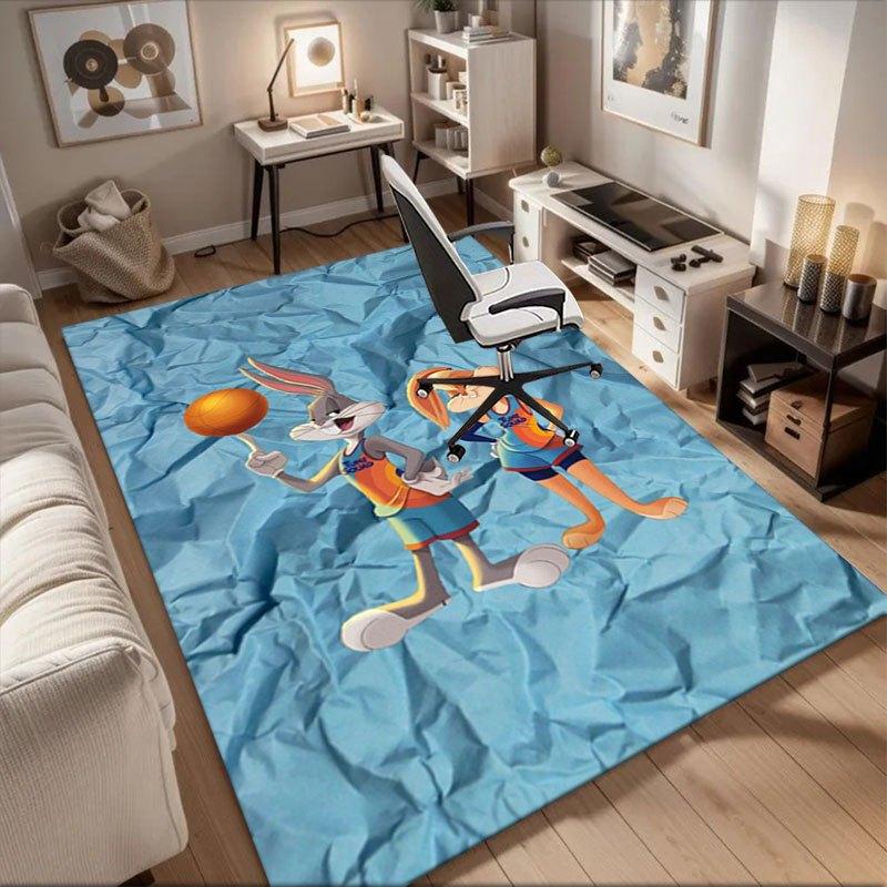 Tune Squad Basketball Jersey for Kids - Cartoon Bunny Sports ShirtOffice Mat Home Decor Gift For Halloween & Christmas LD130