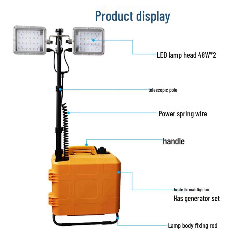 COSLGO SZSW2960 Portable Telescopic Work Light