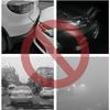 Yellow Flashing Light Touch Auto Solar Charging Car Night Safety Strong Magnetic Base Car Warning Lamp Anti-Collision Tail Light