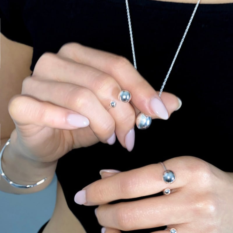 SULTANA Ball point open ring