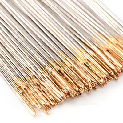 100 Teile/los Golden Tail Stickerei Stoff Kreuzstich Nadeln Größe 24 Für 11Ct