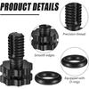 6PCS Pool Air Exhaust Kit Easy Replacement Air Safety Filter Kit Directional Vent Valves Efficient Pool Exhaust Kit