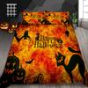 Halloween Decorative Quilt Cover Pillowcase Two Or Three-Piece Set Polyester 3D Digital Printing