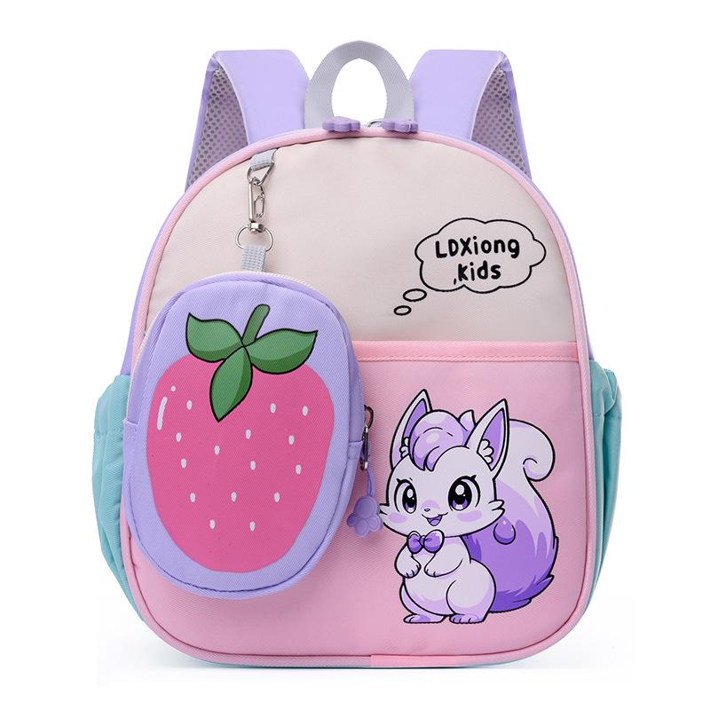 Children's Schoolbag Cute Lightweight Kindergarten Boys and Girls Cartoon Fashion Backpack