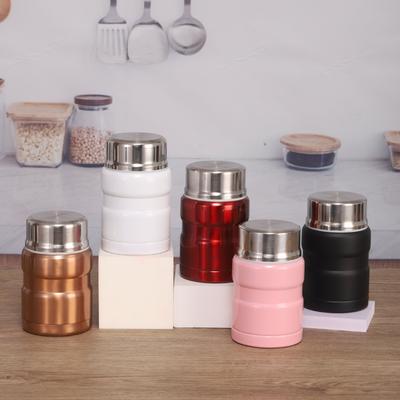 Thermal Insulation Soup Pot Portable Thermal Insulation Lunch Box Student Mini Stew Pot
