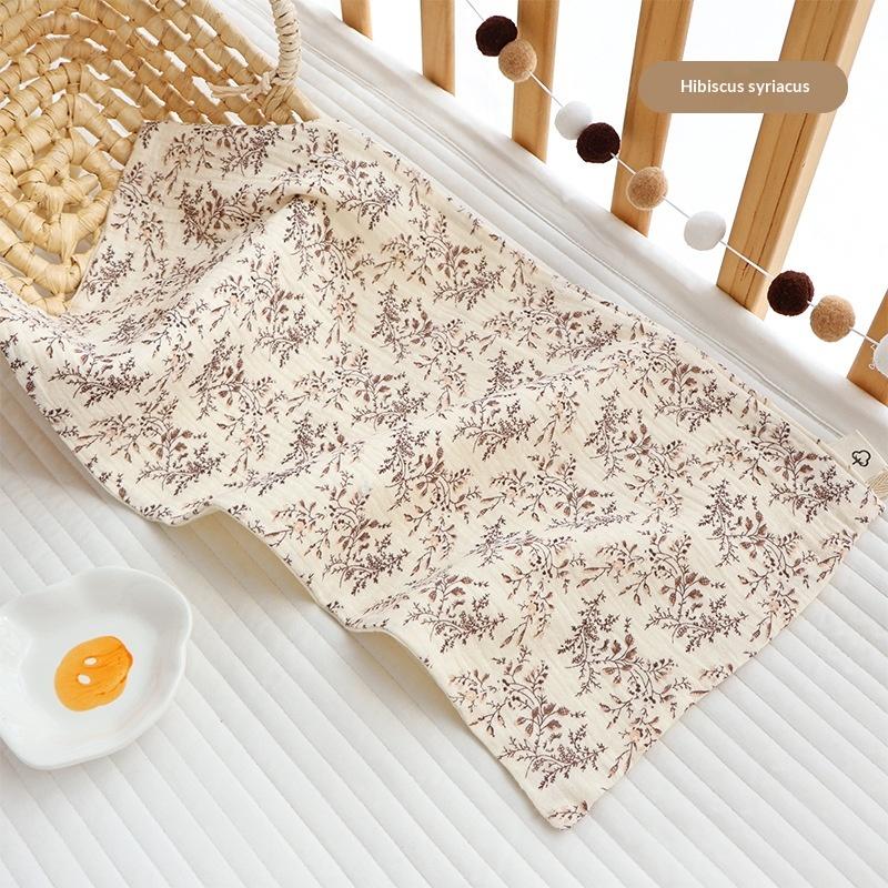 25X50Cm Baby Six-Layer Pure Cotton Gauze Small Towel Face Towel Square Towel Mouth Towel Baby Washcloth