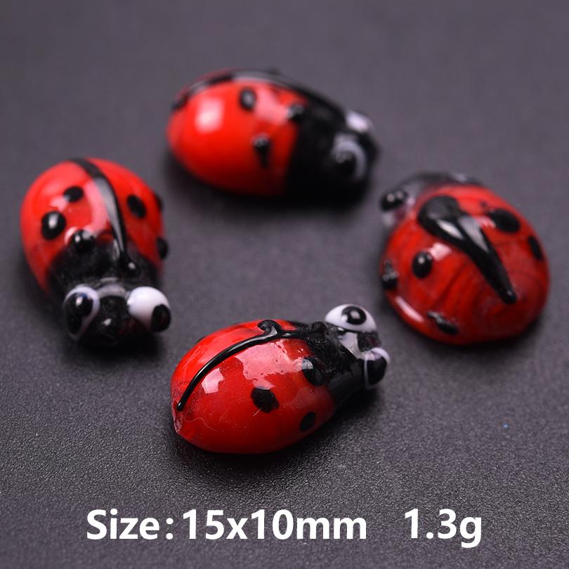 5 Stück Gelbe Süße Bienen Anhänger Perlen Für Schmuckherstellung Zubehör Glasmaterialien Tier Spacer/Lose Perle DIY Armbänder Zubehör
