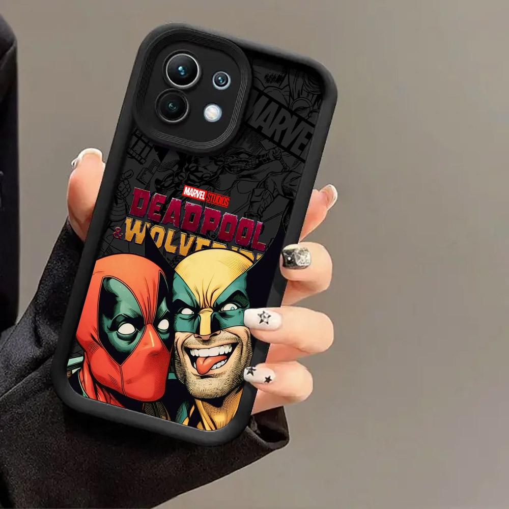 Deadpool And Wolverine Love Case for Xiaomi Mi 13T 14 14T 15 15T Pro 17 Ultra Poco M7 M8 F8 F7 X6 X7 X8 Pro Max Shockproof Cover