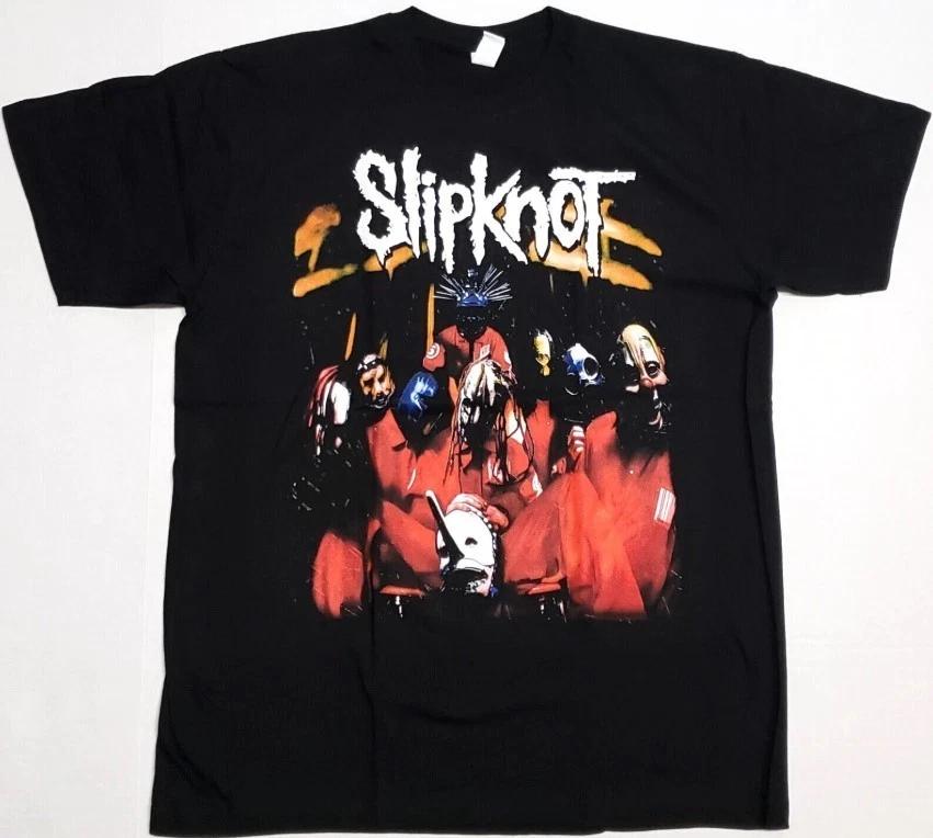 Футболка SLIPKNOT Мужская 100% Хлопок Черная Новая 4XL