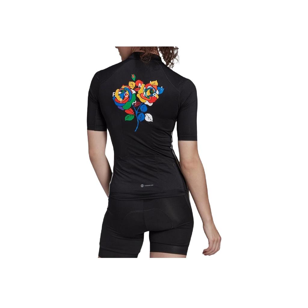 adidas Rich Mnisi Collaboration Comfortable Soft Breathable Sweat-Absorbing Pullover Short Sleeve T-Shirt Women T-Shirts Black HB0496