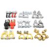 1Pair Car Battery Terminal Clamps Adjustable Conductive Caps Heavy Duty Stud Type Cable Positive Negative Motorcycle Boat Car